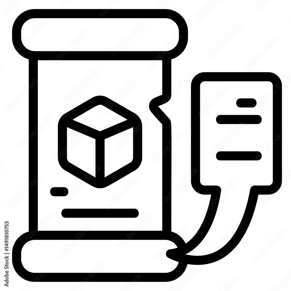 Project Discuss Line Icon Project Discuss Line Icon