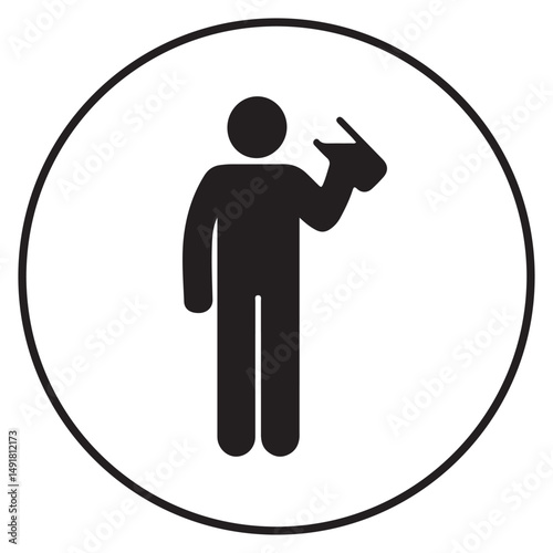 Man Drinking silhouette, Drinking vector, Drinking illustration, silhouette, set icon, silhouette, Drinking icon