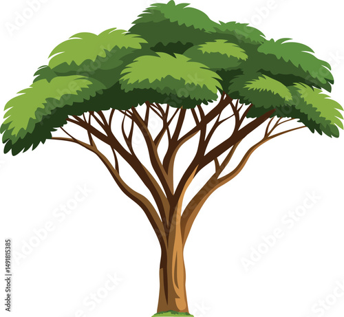 African savanna tree (Acacia)