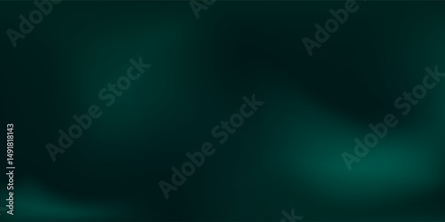 Dark teal green minimal banner calm , Noise intensive Holographic blend blurred smooth transitions tone empty presentation design , futuristic minimal modern luxury premium unique motion elegant page