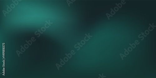 Dark teal green minimal banner calm , Noise intensive Holographic blend blurred smooth transitions tone empty presentation design , futuristic minimal modern luxury premium unique motion elegant page