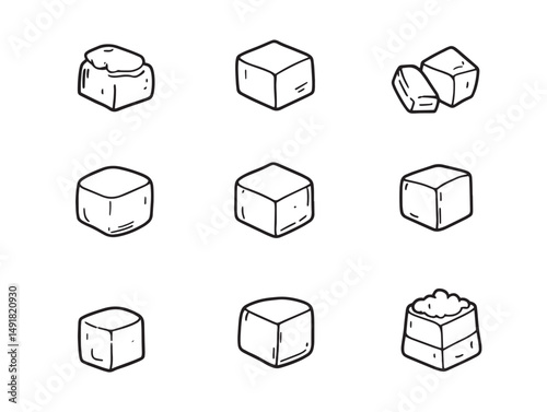 caramel food line art delicious candy outline drawing