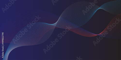 A colorfull webline and valleys is featured 
in an abstract background illustration 