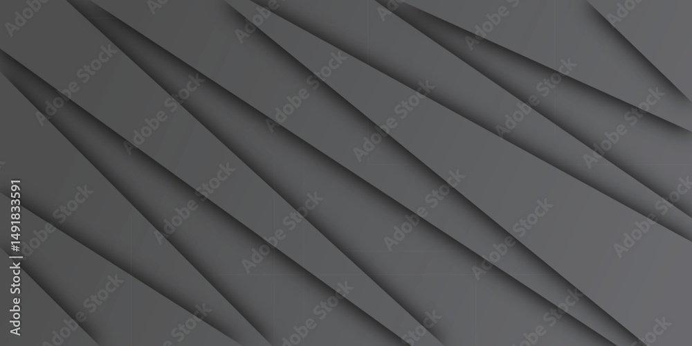 Obraz premium シルエット 立体 テクノロジー 模様 背景