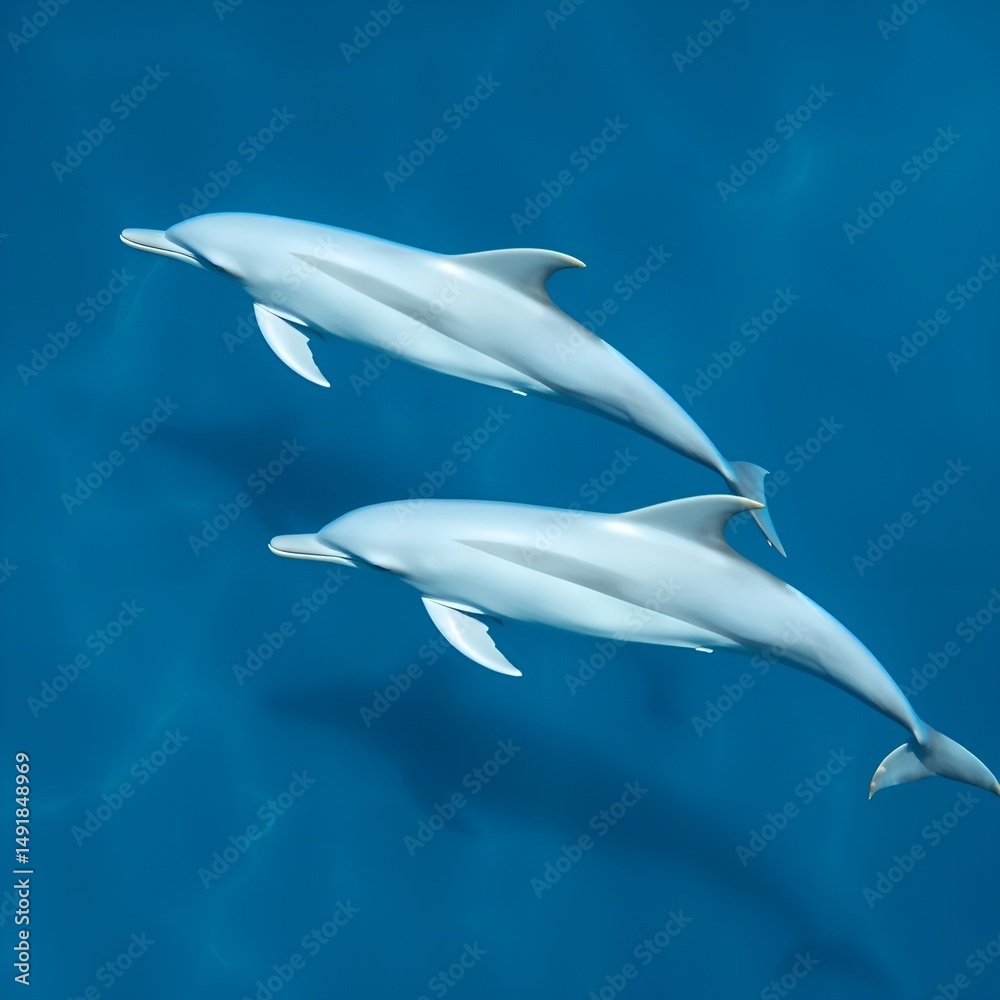 Fototapeta premium Graceful Giraffe Stands Tall Beneath the Bright Savannah Sky