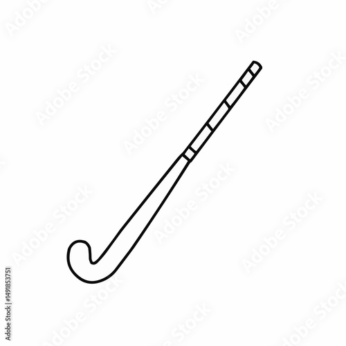 A simple black and white graphic of a segmented pole angling from the lower right corner