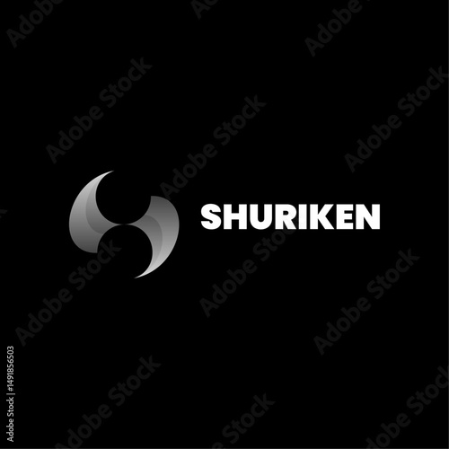 Shuriken Logo, Ninja Star Logo, Abstract Shuriken Logo, Modern Shuriken Logo, Sharp Blade Logo, Weapon Icon Logo, Japanese Star Logo, Ninja Weapon Logo, Minimal Shuriken Logo, Futuristic Shuriken Logo
