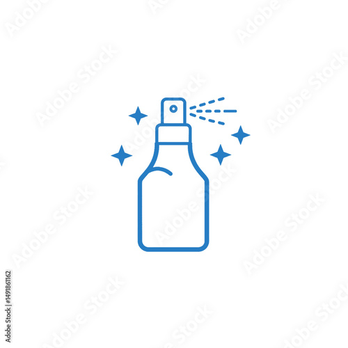 Sanitizing Spray Bottle Icon