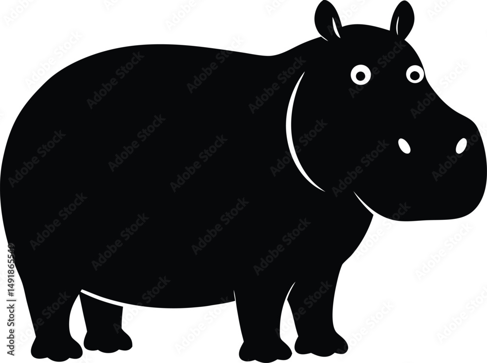 Obraz premium rhino vector illustration