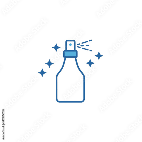 Sanitizer Spray Bottle Illustration