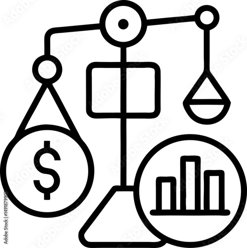 Cost Analysis Vector Icon