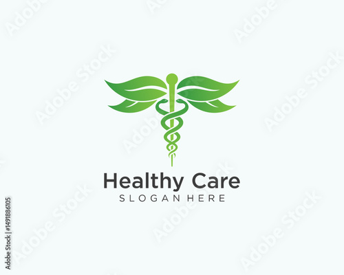 Healthy care logo