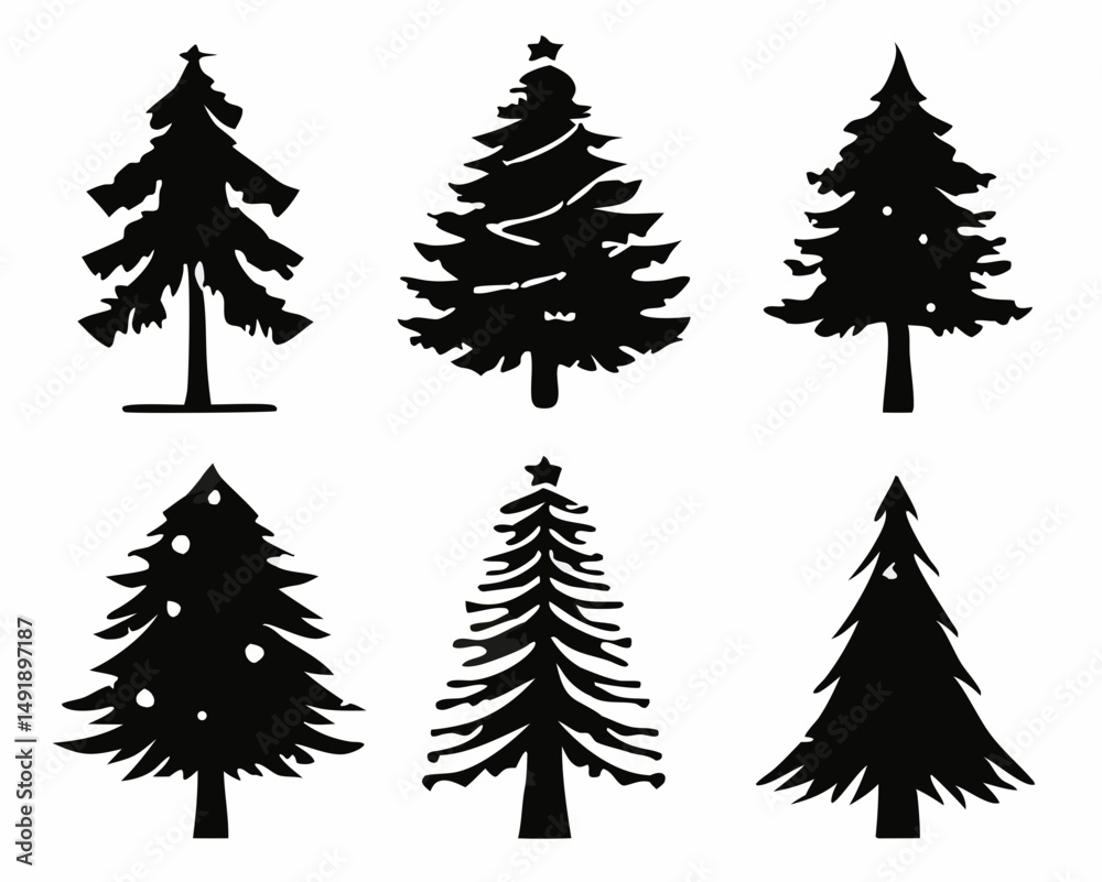 Fototapeta premium Christmas Tree Vector