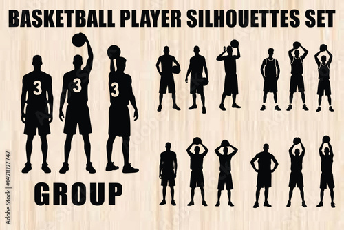 Dynamic Silhouettes of Basketball Stars