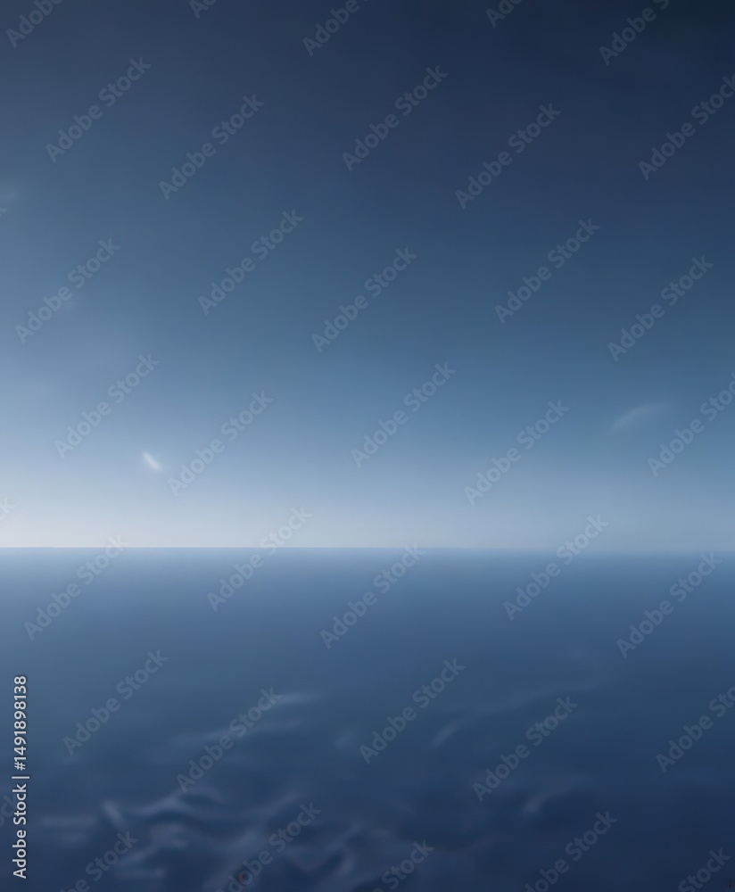 Fototapeta premium Serene navy to sky blue gradient, smooth texture, subtle, texture