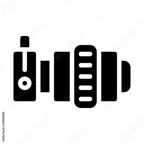 Lens Viewfinder Solid Icon