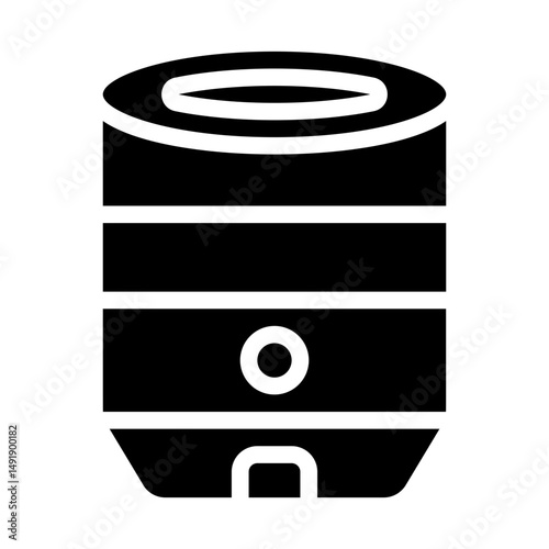 Lens Zoom Solid Icon