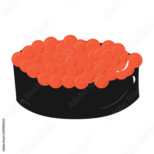 sushi digital illustration