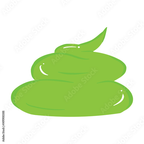 wasabi digital illustration