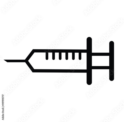medical syringe and needle