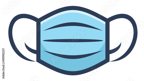 medical mask vector illustration