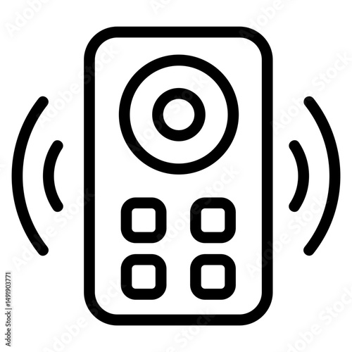 Remote modern Line Icon
