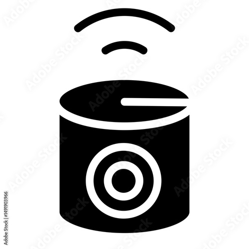 Smart speaker Solid Icon