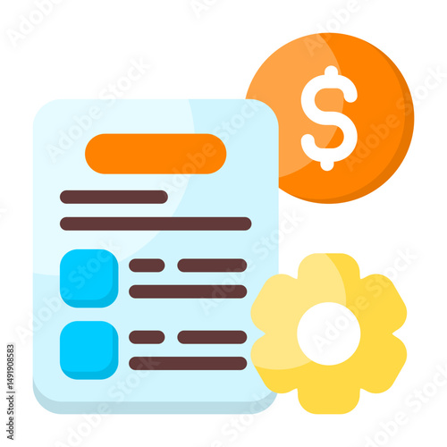 Financial Report Icon