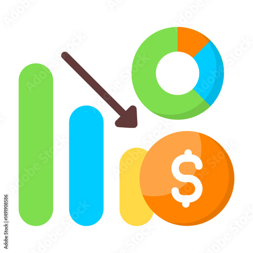 Cost Reduction Icon