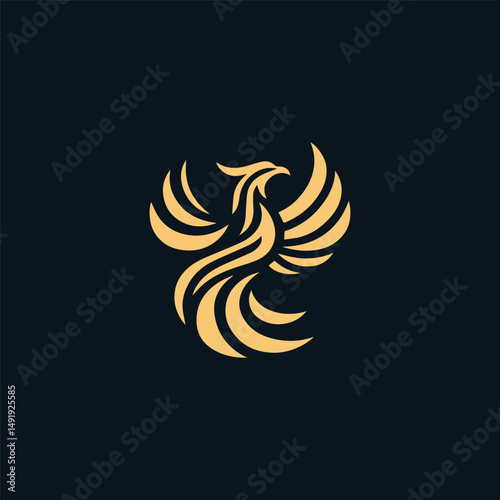 Tribal Phoenix of Rebirth Logo
