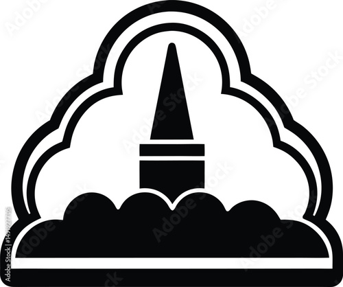 Fog Icon Outline Vector Illustration