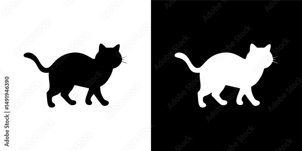 cute cat silhouettes in various poses. Perfect for t-shirt prints, stickers, and pet-related designs. cute cat silhouettes in various poses. Perfect for t-shirt prints, stickers, and pet-related designs.