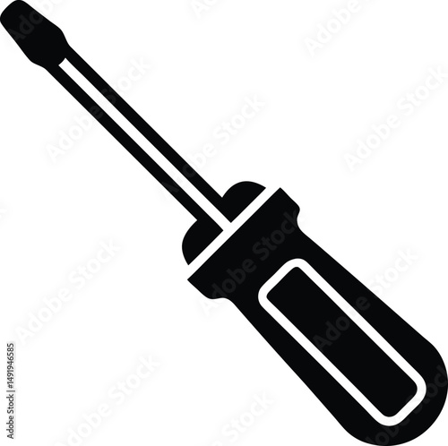 Screwdriver Icon Outline Vector illustration