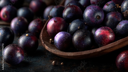 Wallpaper Mural Fresh acai berries Torontodigital.ca