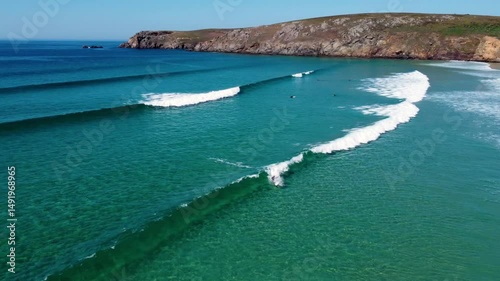 Surfeurs en Bretagne