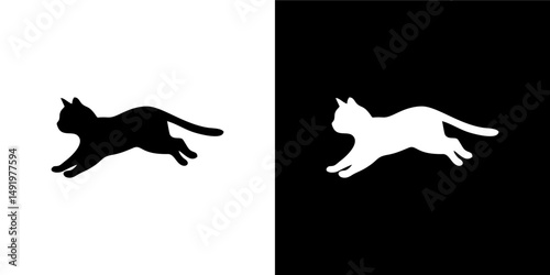 Standing Cat with Ears Up Variation 
