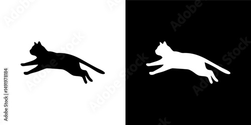 Sleeping Cat Outline Variation 