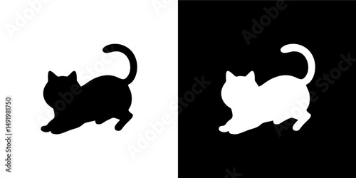 Standing Cat with Ears Up Variation 