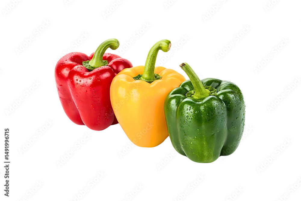 red yellow and green peppers red yellow and green peppers