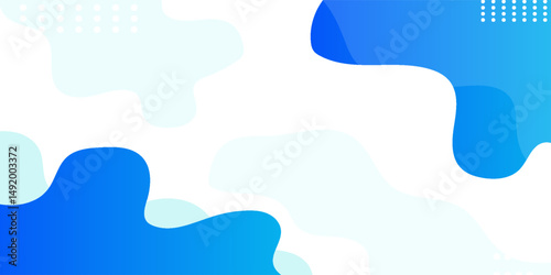 abstract fluid background with blue color photo