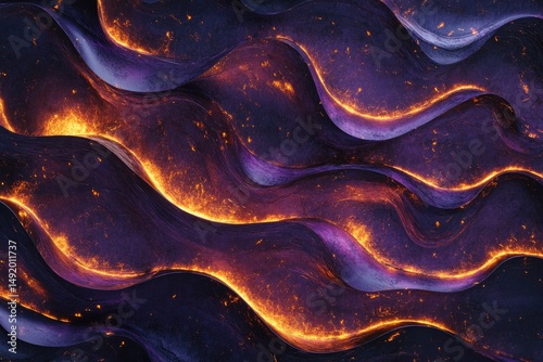 Abstract lava flow background texture