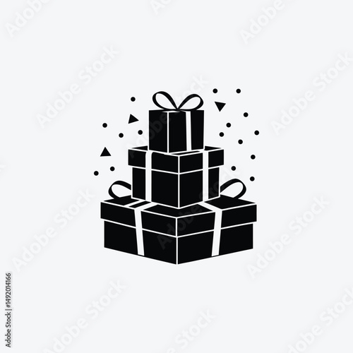 vector illustration of a gift box