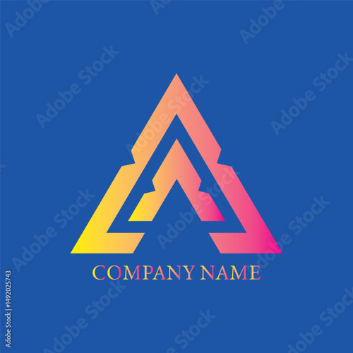 Abstract Alphabet Logo for Startup or Business Branding