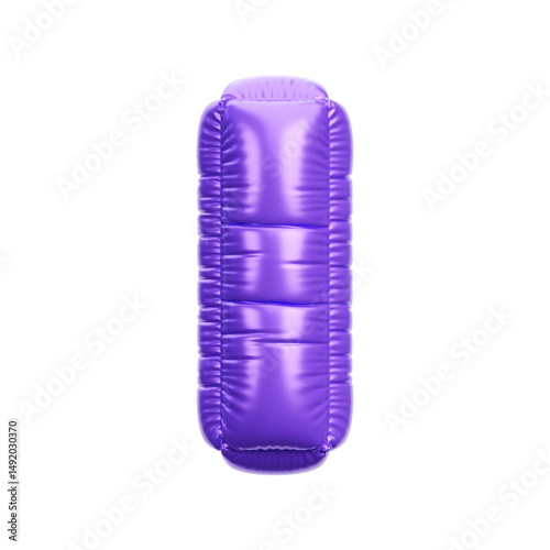 Alphabet ballon 3D icon render