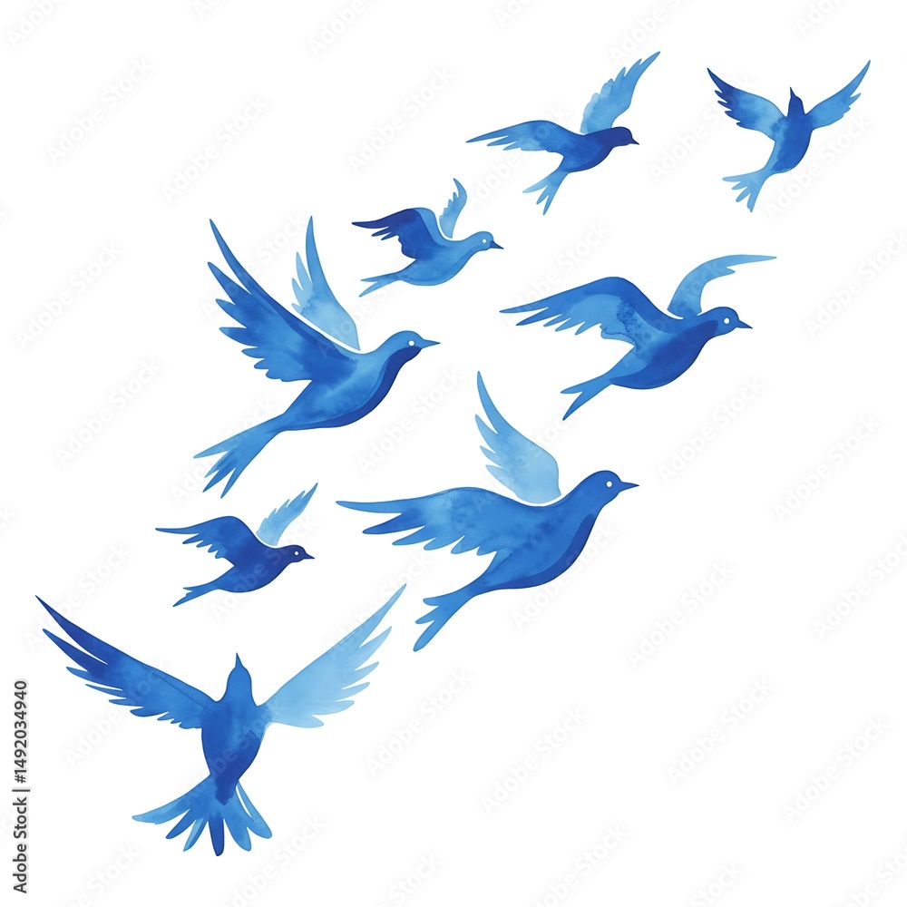 Fototapeta premium Azure Flight