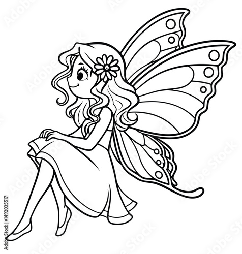 fairy with a magic wand