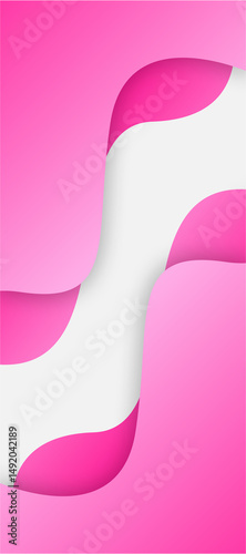 Pink Minimal Elegant Abstract Lineer Crease Pattern Vector Background