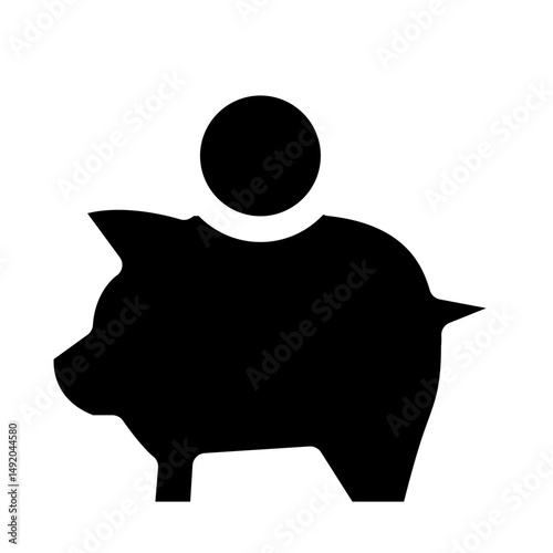 Piggy bank icon