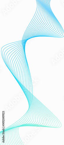 White background with wavy line