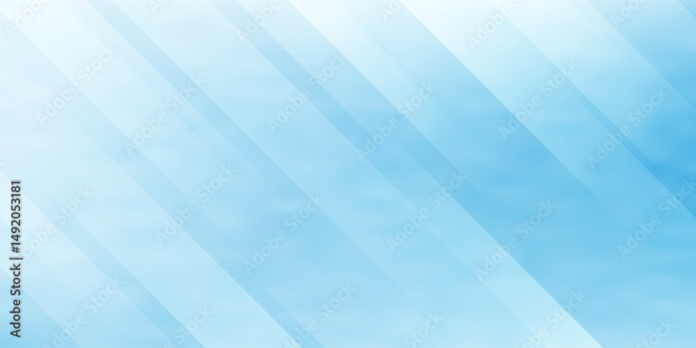 Obraz premium Paper Cut Blue color background abstract art vector